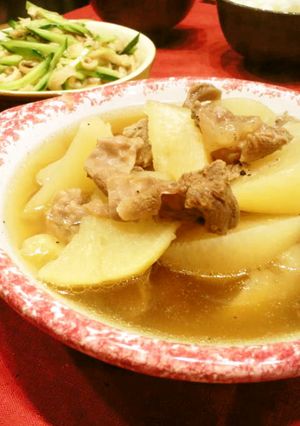 圧力鍋で簡単☆牛スジと大根のとろとろ煮-レシピのメイン写真