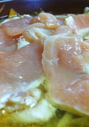 タジン鍋で!根野菜と鶏肉のヘルシー鍋-レシピのメイン写真