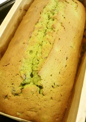 お抹茶香る宇治抹茶と小豆のパウンドケーキ-レシピのメイン写真