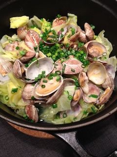 簡単!キャベツとあさりの蒸し煮-レシピのメイン写真