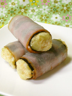 ☻たらこポテトのベーコン巻き☺-レシピのメイン写真