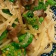 塩麹とギリシャヨーグルトの菜の花パスタ