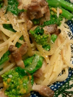 塩麹とギリシャヨーグルトの菜の花パスタ-レシピのメイン写真