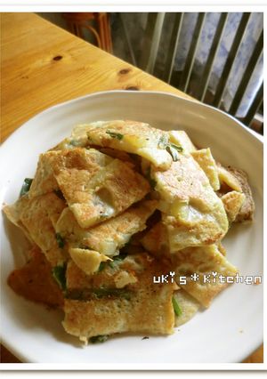 想像の(!?)ニラチヂミ-レシピのメイン写真