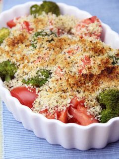 トマトとエビのにんにくパン粉焼き-レシピのメイン写真