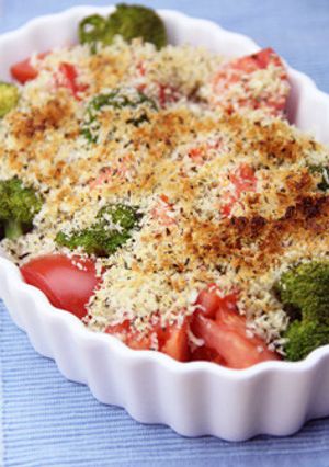 トマトとエビのにんにくパン粉焼き-レシピのメイン写真