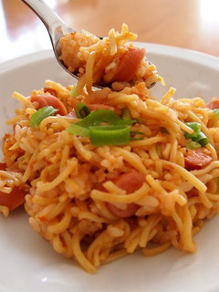 子供向け★ケチャップソース味そば飯ランチ-レシピのメイン写真