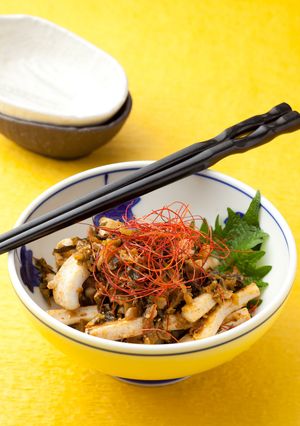 ピリ辛いか高菜炒め-レシピのメイン写真