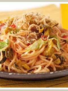 しっかり辛い!高菜やきそば-レシピのメイン写真
