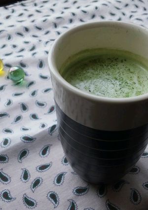 青汁ゴクゴク★青汁ティーラテ-レシピのメイン写真