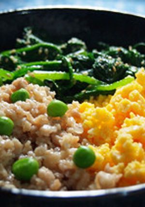 塩麹三食丼の巻-レシピのメイン写真