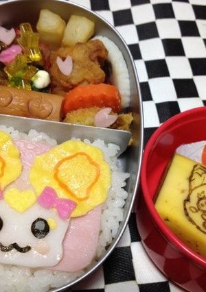 夜に作るキャラ弁！プリキュア♪キャンディ-レシピのメイン写真