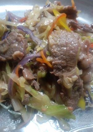 楽チン♪焼肉サラダ-レシピのメイン写真