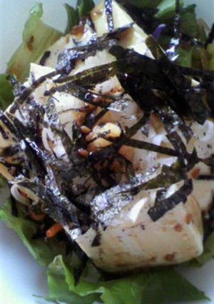 お手軽豆腐サラダ-レシピのメイン写真