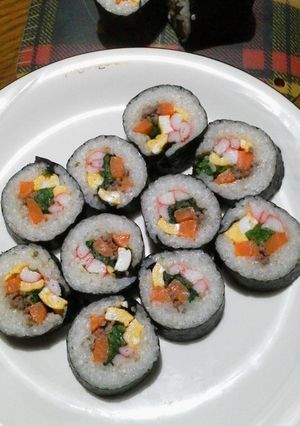 はまる！簡単！韓国で食べてたキンパ-レシピのメイン写真