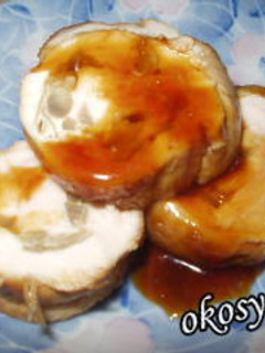 巻き鶏の照り煮-レシピのメイン写真