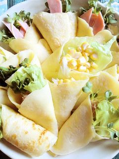 クレープ風♡サラダ-レシピのメイン写真