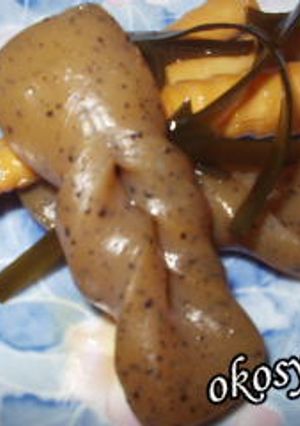 タケノコとコンニャクの煮物-レシピのメイン写真