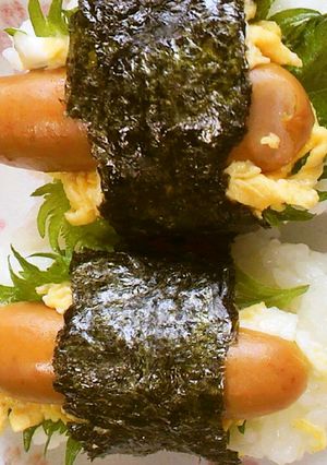 ウィンナーでおにぎり-レシピのメイン写真