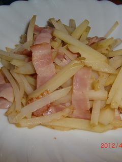 *新じゃがとベーコンの炒め物*-レシピのメイン写真