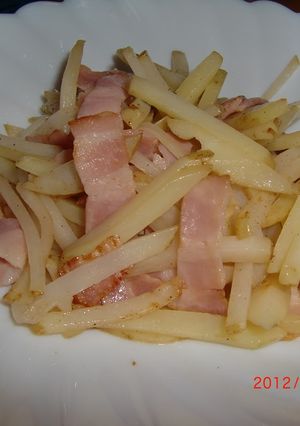 *新じゃがとベーコンの炒め物*-レシピのメイン写真