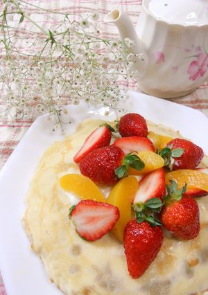 甘いから美味しい！もっちもちクレープ生地-レシピのメイン写真