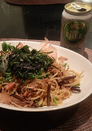 山菜パスタ-レシピのメイン写真