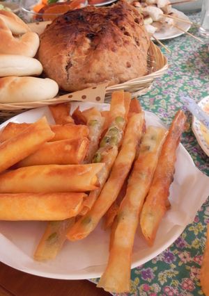 簡単！海老と枝豆のスティック春巻き-レシピのメイン写真