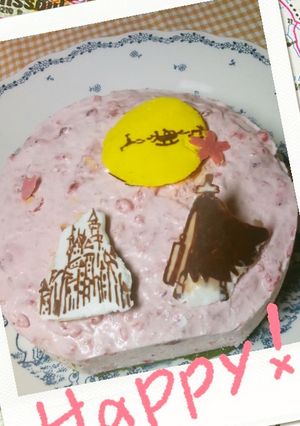 キャラケーキ＊ワンピース.ヒルルクの桜-レシピのメイン写真