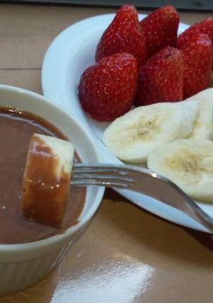 ひんやり♪チョコフォンデュq(^-^q)-レシピのメイン写真