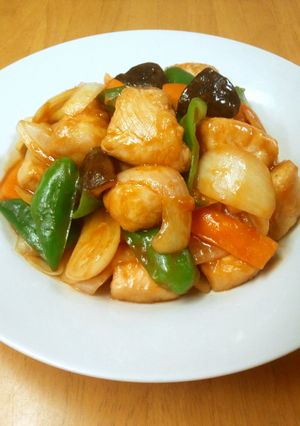 鶏ささみでオイシーヘルシー酢豚風-レシピのメイン写真