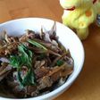玉ねぎでコク甘☆ガッツリすき焼き卵とじ♬