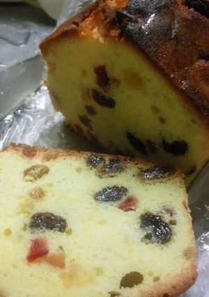 ドライフルーツ入りブランデーケーキ-レシピのメイン写真