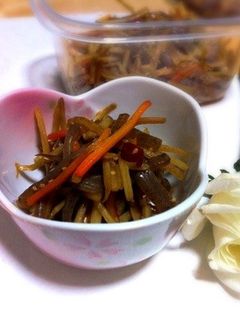我が家の*きんぴらごぼう*-レシピのメイン写真
