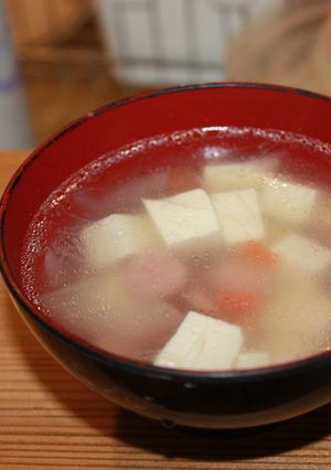 ウインナーと豆腐のコンソメスープ-レシピのメイン写真