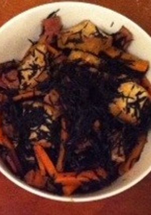 家庭料理・ひじきの炒め煮-レシピのメイン写真