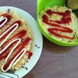ツナチーズの焼き卵ご飯