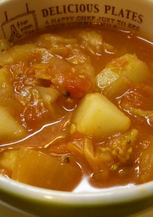 栄養満点☆食べる野菜スープ-レシピのメイン写真