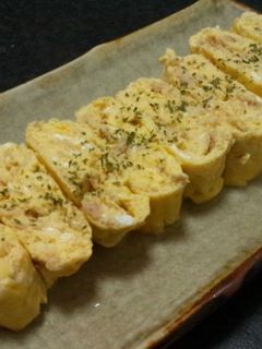 【味つけツナの卵焼き~(^O^)】-レシピのメイン写真