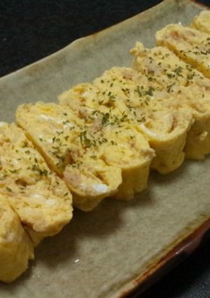 【味つけツナの卵焼き～(^O^)】-レシピのメイン写真