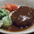 我が家煮込みハンバーグ✿とんかつソースで