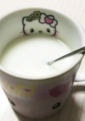 桃水で✿混ぜるだけのヨーグルトドリンク-レシピのメイン写真
