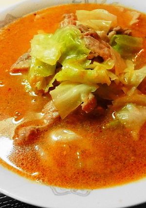 春キャベツで＊濃厚＊味噌ラーメン＊-レシピのメイン写真