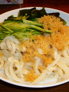 麺ロールで作る冷やしたぬきうどん-レシピのメイン写真