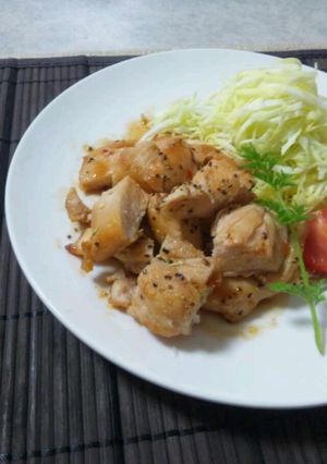 香味じょうゆと絡めた鶏肉のソテー-レシピのメイン写真