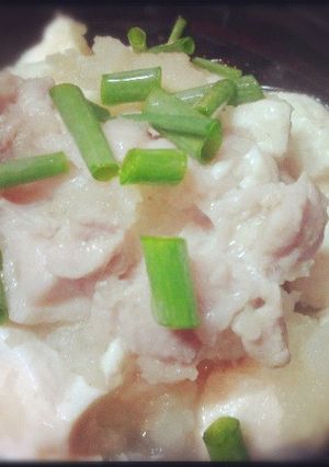 鶏ももとくずし豆腐のみぞれ煮-レシピのメイン写真