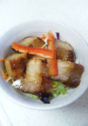 野菜たっぷり焼き豚丼-レシピのメイン写真
