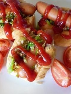 野菜炒めドッグ-レシピのメイン写真