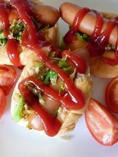 野菜炒めドッグ-レシピのメイン写真