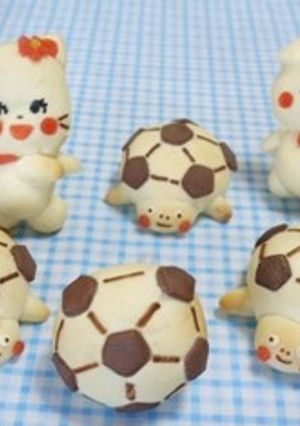 サッカーカメさんのパン-レシピのメイン写真